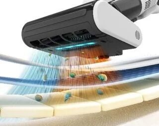 温風とUVで徹底吸引