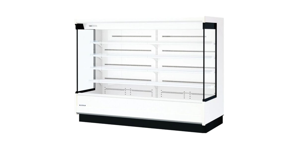フクシマガリレイの冷凍機内蔵型オープンショーケース