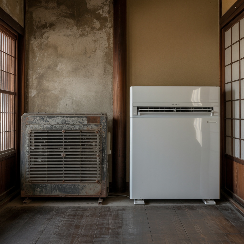 エアコン室内機の点検イメージ