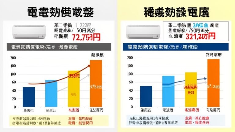 電気代で損してない？古いエアコンvs最新機種のAPF比較で年間コスト差を計算！