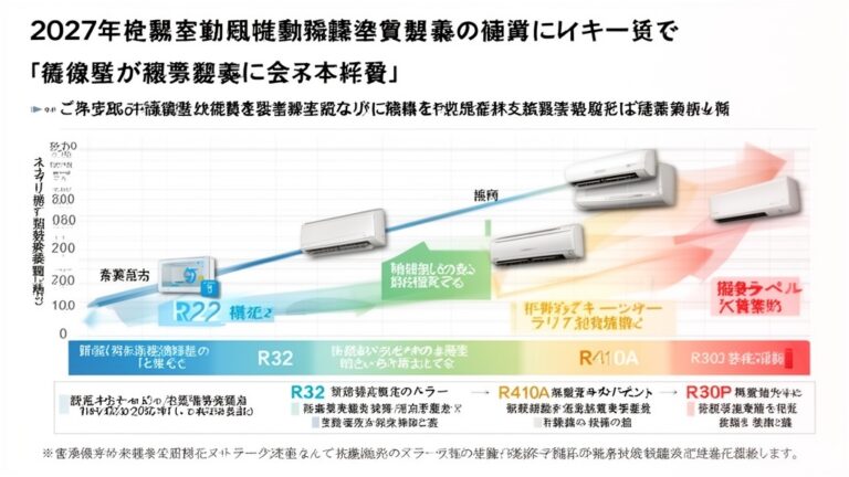 R22・R410A・R32の違いを徹底解説｜冷媒で判断するエアコン買い替え時期【熊本・大津町版】
