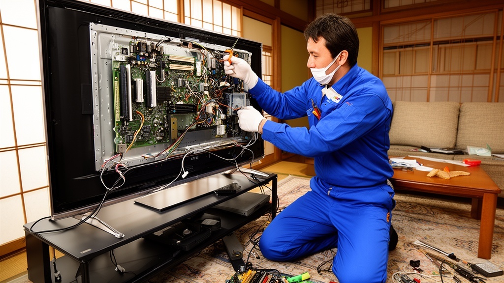 有機EL・液晶テレビ比較イメージ