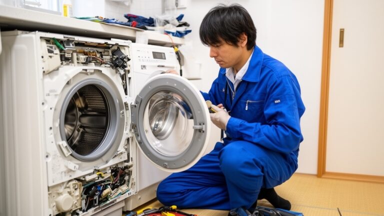 洗濯機が壊れた！異音・水漏れ・脱水できない症状別の修理・買い替え判断ガイド｜熊本・大津町