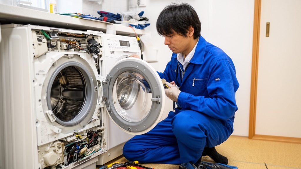 洗濯機修理費用・コスト比較イメージ